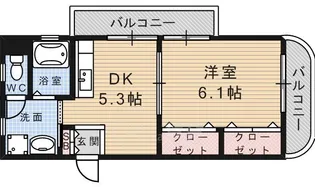 THIRD HILLS【2階】の間取り