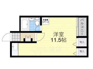 ハイツ青山【1階】の間取り