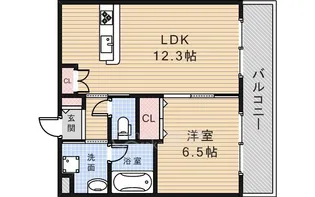 セントロ パエーゼ【2階】の間取り