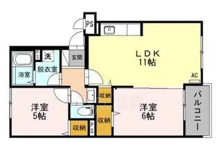 セゾンエスポワール2【3階】の間取り