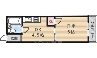 第2村西マンション【2階】の間取り