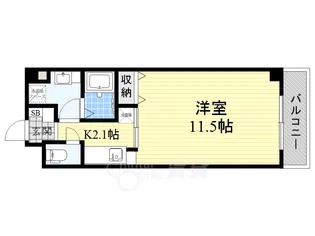 コージィコート桜井【2階】の間取り