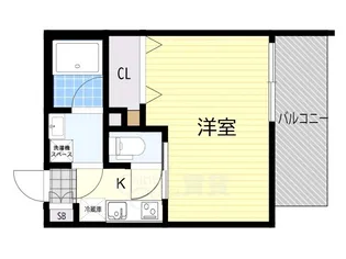 ウェルスクエア池田石橋【1階】の間取り