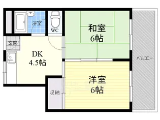 パークビル ザ イシバシ【3階】の間取り