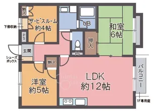 エトワールハイツ【1階】の間取り