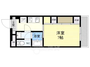 大阪府吹田市江坂町5丁目【マンション】の間取り