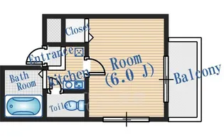 大阪府吹田市山田東1丁目【マンション】の間取り