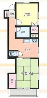 クレール久が原【2階】の間取り