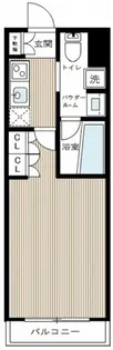 AXAS南蒲田AsylCourt【4階】の間取り