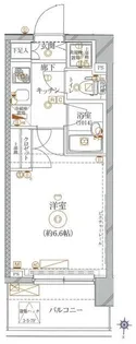クレイシア池上リフィール【6階】の間取り
