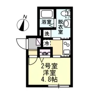 ベルツシーバ【1階】の間取り