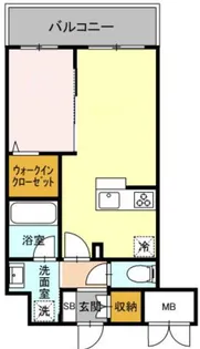 ゲートレジデンス鶴見【5階】の間取り