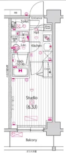 グランド・ガーラ横浜【6階】の間取り