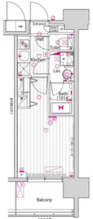 グランド・ガーラ川崎西口【6階】の間取り