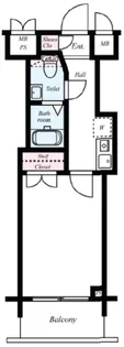 ヴェルト川崎プラッツ【6階】の間取り