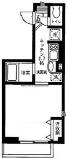 Y’s FLAT ワイズフラット【2階】の間取り