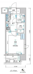 レグラス新横浜駅前【5階】の間取り