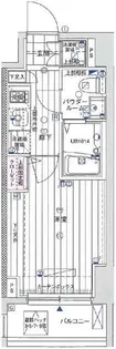 メインステージ南品川【10階】の間取り
