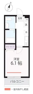 ハーミットクラブハウス神奈川新町【1階】の間取り