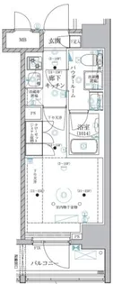 ベルグレード川崎AZ【14階】の間取り
