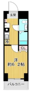 リクレイシア八丁畷【9階】の間取り