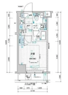 メインステージ川崎南幸町【4階】の間取り