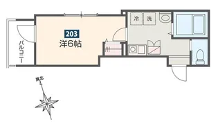 エスペリア蒲田【2階】の間取り