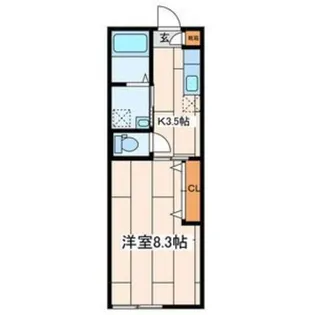 レイブリック21【1階】の間取り