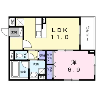 アルフォンブラ【2階】の間取り