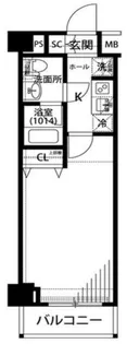 プレール・ドゥーク羽田WESTⅡ【1階】の間取り
