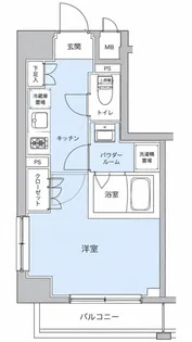 ル・サレーヴ【4階】の間取り