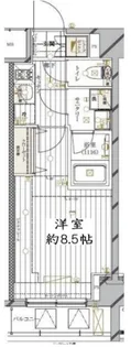レガリス品川南大井Ⅲ【6階】の間取り