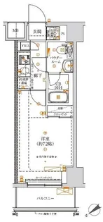 スパシエ東神奈川【3階】の間取り