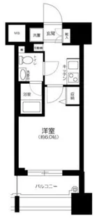ザ・ヴァレッシア蒲田シティ【4階】の間取り
