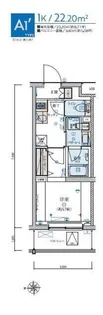 リヴシティ妙蓮寺【3階】の間取り