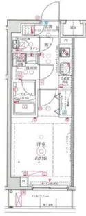 クレヴィスタ武蔵中原Ⅱ【4階】の間取り