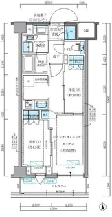 パークアクシス品川シーサイド【5階】の間取り