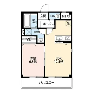 アンプルールフェール梶が谷【2階】の間取り