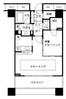 アウルタワー【22階】の間取り
