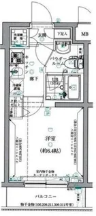 スパシエ新宿哲学堂公園【2階】の間取り