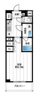 イアース小竹向原【3階】の間取り