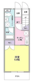 サンライズヒルズT.B【1階】の間取り