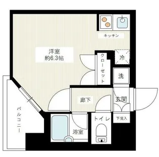 パレステュディオ大塚【4階】の間取り