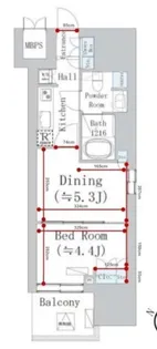 ウェスタ板橋仲宿【3階】の間取り