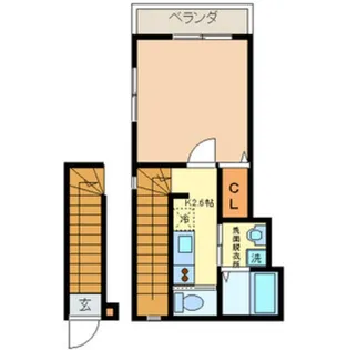 ヴィラージュK【2階】の間取り