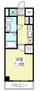 ロアール大山【6階】の間取り