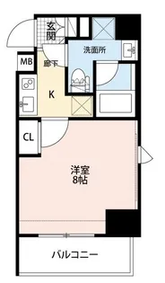 プレール・ドゥーク板橋Ⅱ【5階】の間取り