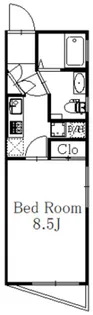 VERT COURT OGIKUBO EAST【4階】の間取り
