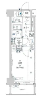GENOVIA板橋 WEST GREEN VEIL【8階】の間取り