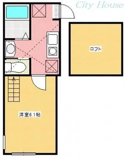 シティハイツ橋本1丁目【2階】の間取り